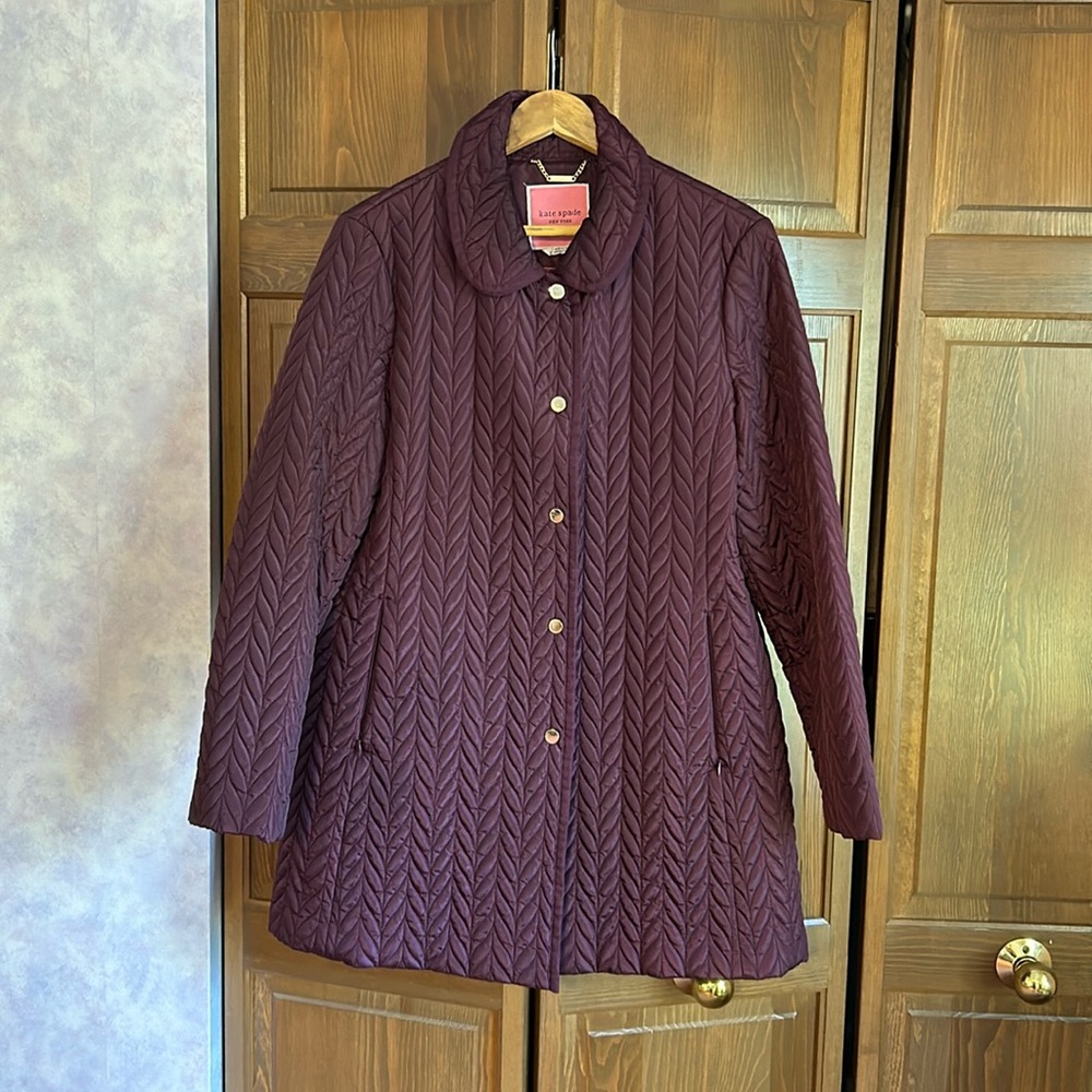 Kate Spade coat. Like new - wore one time. No flaws.